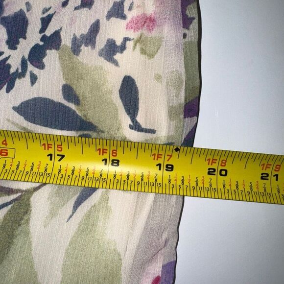 Lauren Ralph Lauren * Ruffled Floral Watercolor Maxi Dress | Size 8 - Picture 12 of 12